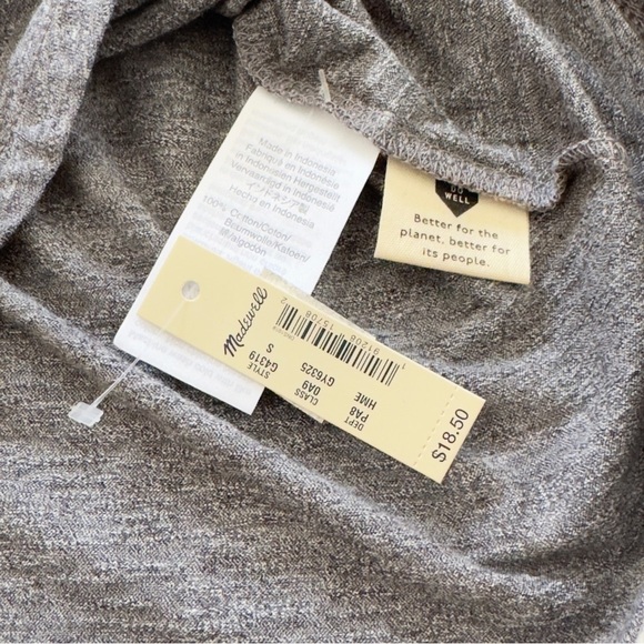 Whisper Cotton V-Neck Pocket Tank Size Small - Picture 5 of 11